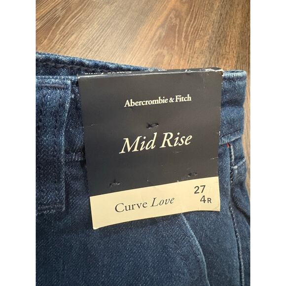 Abercrombie & Fitch Women's Blue Wide leg Jeans - Picture 5 of 5
